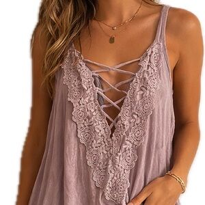 American Eagle Outfitters Soft & Sexy Purple Tank